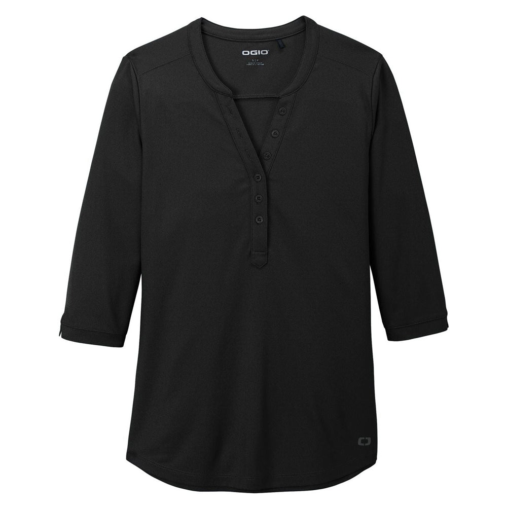 OGIO Ladies Jewel Henley