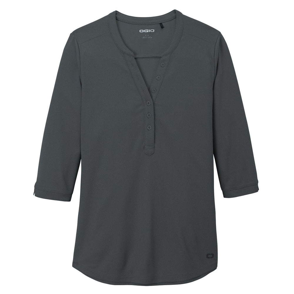 OGIO Ladies Jewel Henley